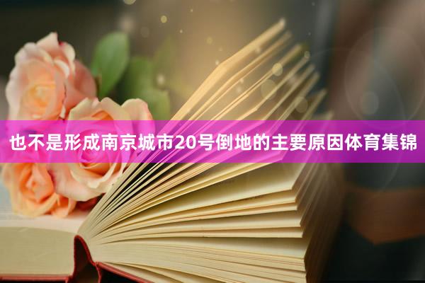 也不是形成南京城市20号倒地的主要原因体育集锦