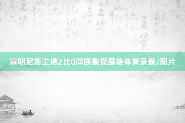 富明尼斯主場2比0淨勝聖保羅後体育录像/图片