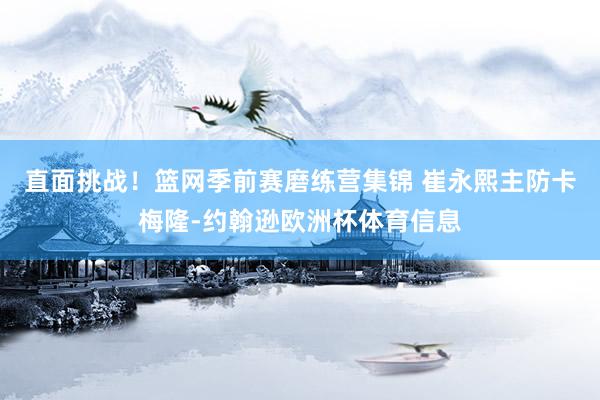 直面挑战！篮网季前赛磨练营集锦 崔永熙主防卡梅隆-约翰逊欧洲杯体育信息